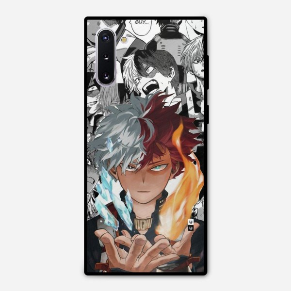 Young Todoroki Metal Back Case for Galaxy Note 10