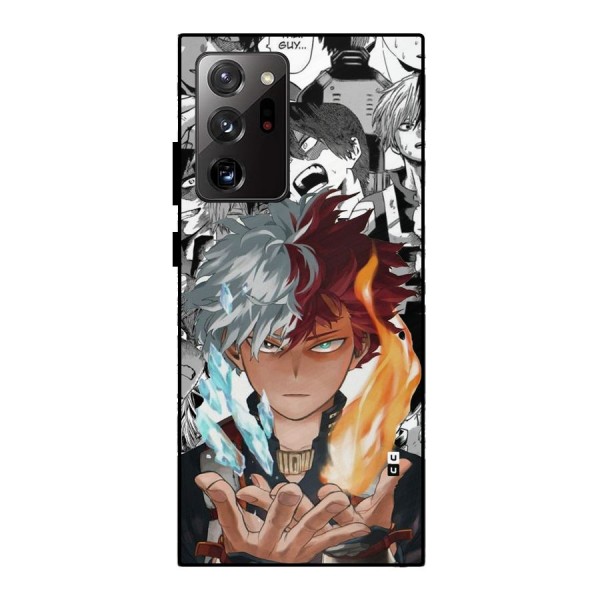 Young Todoroki Metal Back Case for Galaxy Note 20 Ultra
