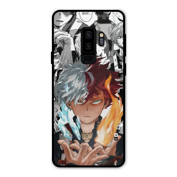 Young Todoroki Metal Back Case for Galaxy S9 Plus