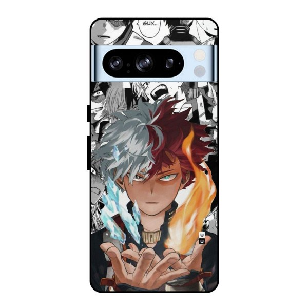 Young Todoroki Metal Back Case for Google Pixel 8 Pro