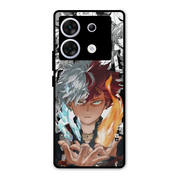 Young Todoroki Metal Back Case for Infinix Zero 30 5G