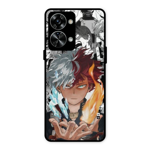 Young Todoroki Metal Back Case for OnePlus Nord 2T