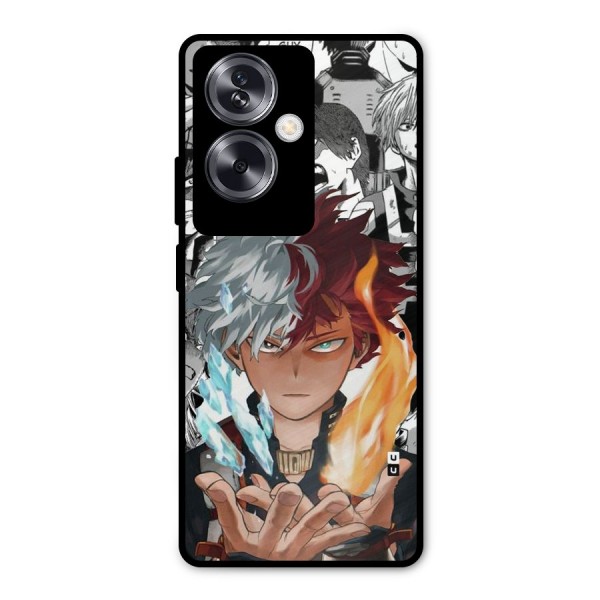 Young Todoroki Metal Back Case for Oppo A79 5G