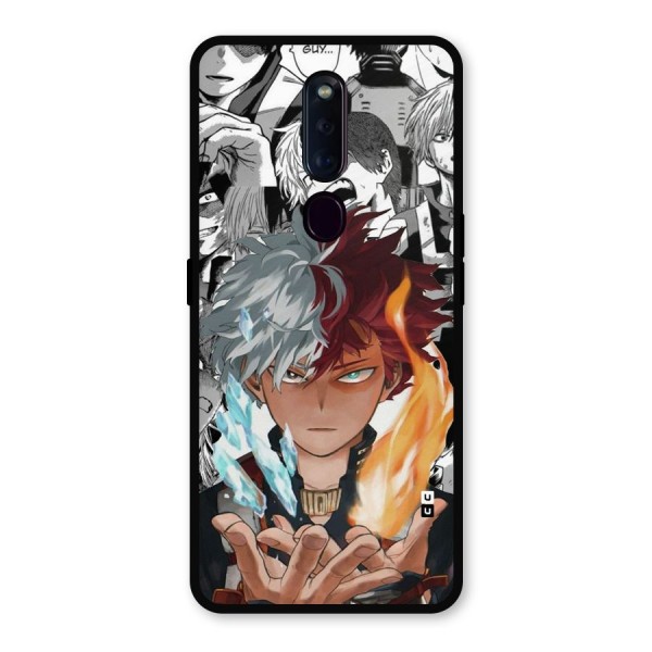 Young Todoroki Metal Back Case for Oppo F11 Pro