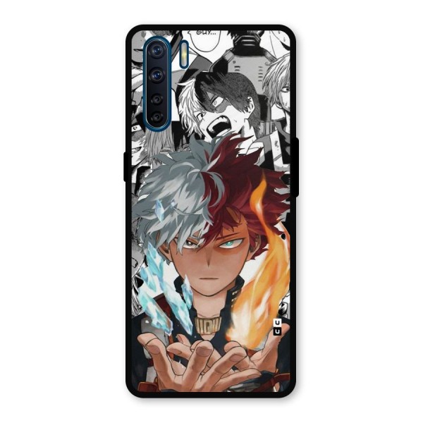 Young Todoroki Metal Back Case for Oppo F15