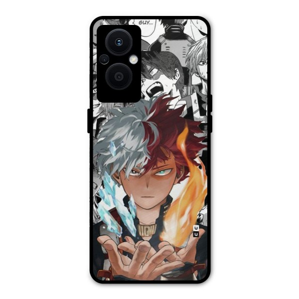 Young Todoroki Metal Back Case for Oppo F21s Pro 5G