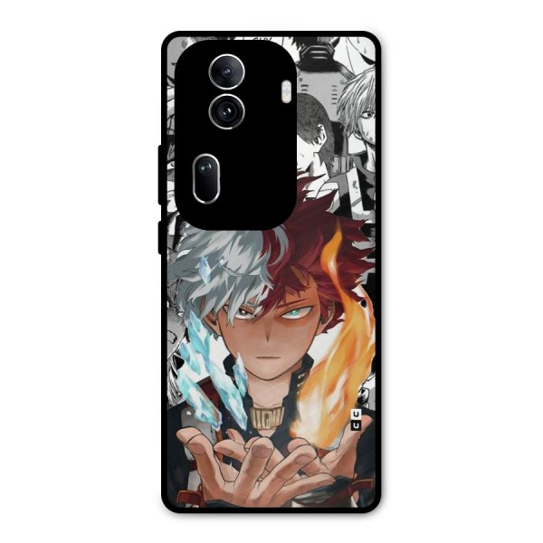 Young Todoroki Metal Back Case for Oppo Reno11 Pro 5G