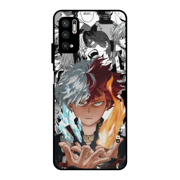 Young Todoroki Metal Back Case for Poco M3 Pro 5G