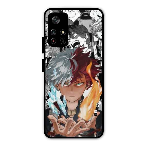 Young Todoroki Metal Back Case for Poco M4 Pro 5G