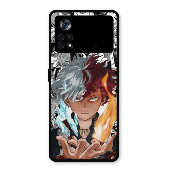 Young Todoroki Metal Back Case for Poco X4 Pro 5G