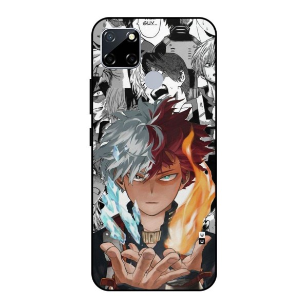 Young Todoroki Metal Back Case for Realme Narzo 30A