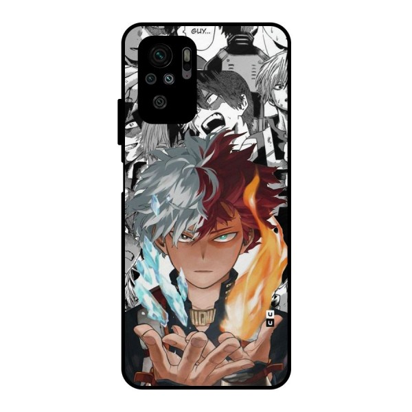 Young Todoroki Metal Back Case for Redmi Note 10