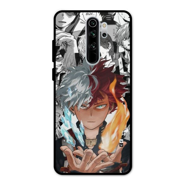Young Todoroki Metal Back Case for Redmi Note 8 Pro