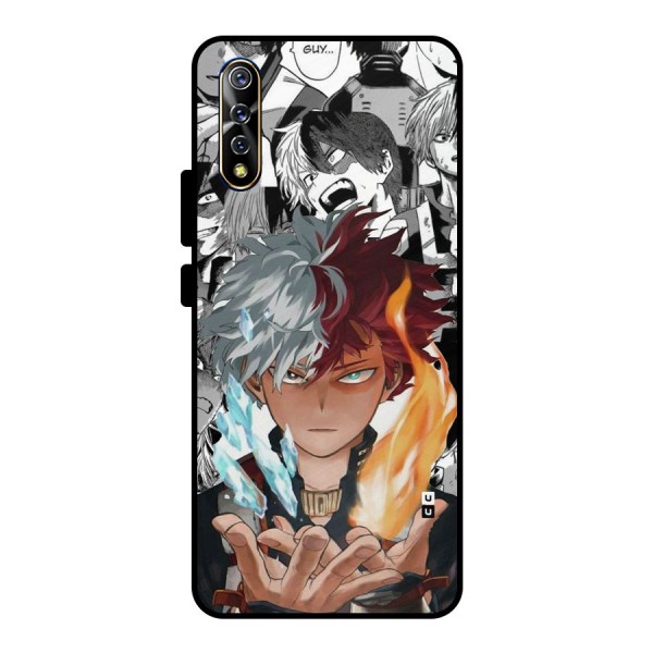Young Todoroki Metal Back Case for Vivo S1