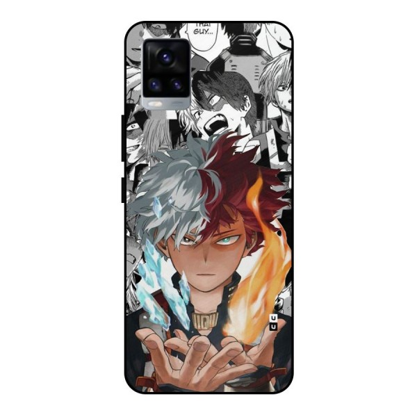 Young Todoroki Metal Back Case for Vivo V20