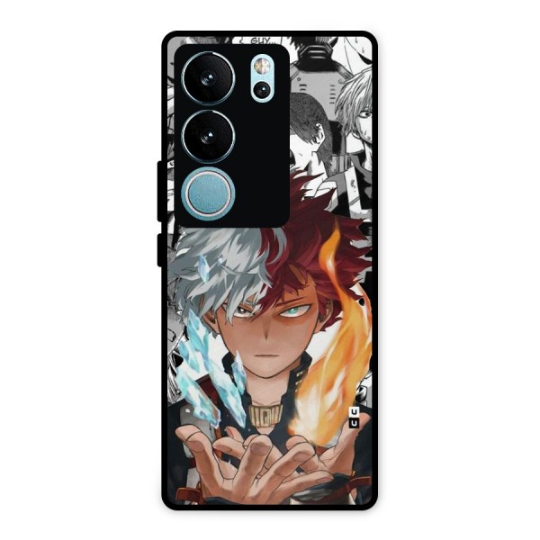 Young Todoroki Metal Back Case for Vivo V29