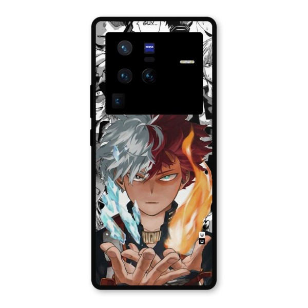 Young Todoroki Metal Back Case for Vivo X80 Pro