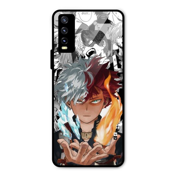 Young Todoroki Metal Back Case for Vivo Y20i