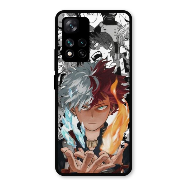 Young Todoroki Metal Back Case for Xiaomi 11i Hypercharge 5G