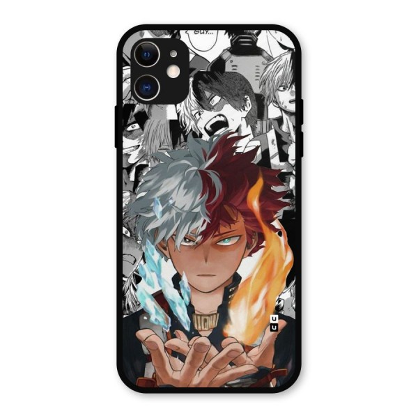 Young Todoroki Metal Back Case for iPhone 11