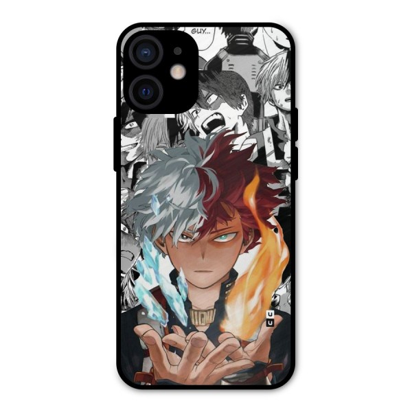 Young Todoroki Metal Back Case for iPhone 12 Mini