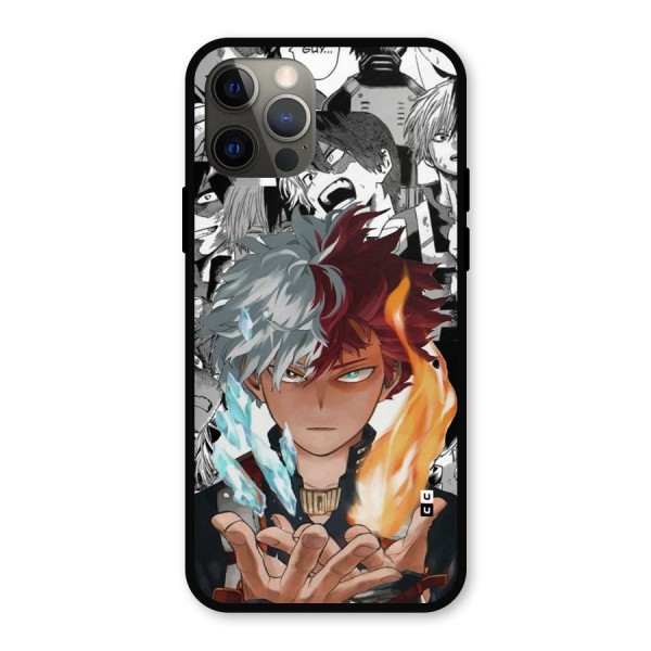 Young Todoroki Metal Back Case for iPhone 12 Pro