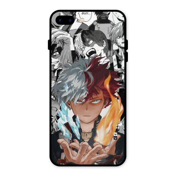 Young Todoroki Metal Back Case for iPhone 8 Plus