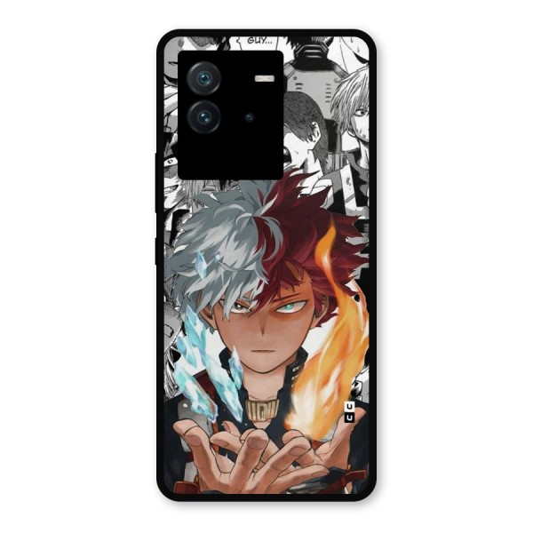 Young Todoroki Metal Back Case for iQOO Neo 6 5G