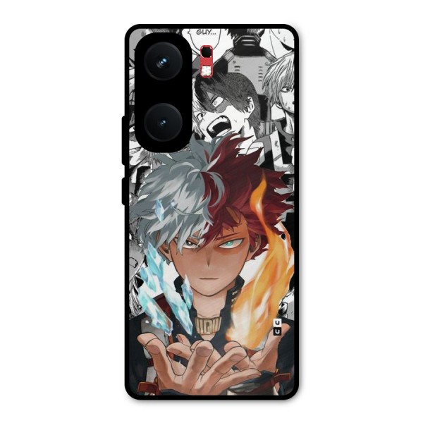 Young Todoroki Metal Back Case for iQOO Neo 9 Pro