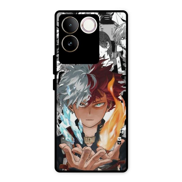 Young Todoroki Metal Back Case for iQOO Z7 Pro