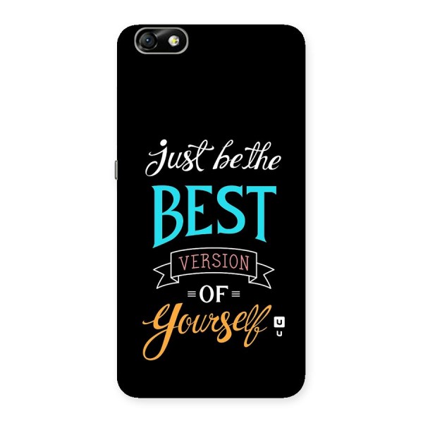 Your Best Version Back Case for Honor 4X
