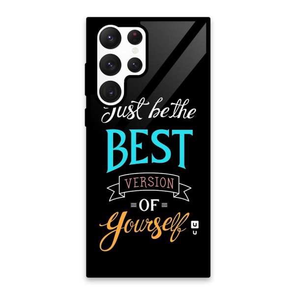 Your Best Version Glass Back Case for Galaxy S22 Ultra 5G