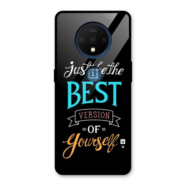 Your Best Version Glass Back Case for OnePlus 7T