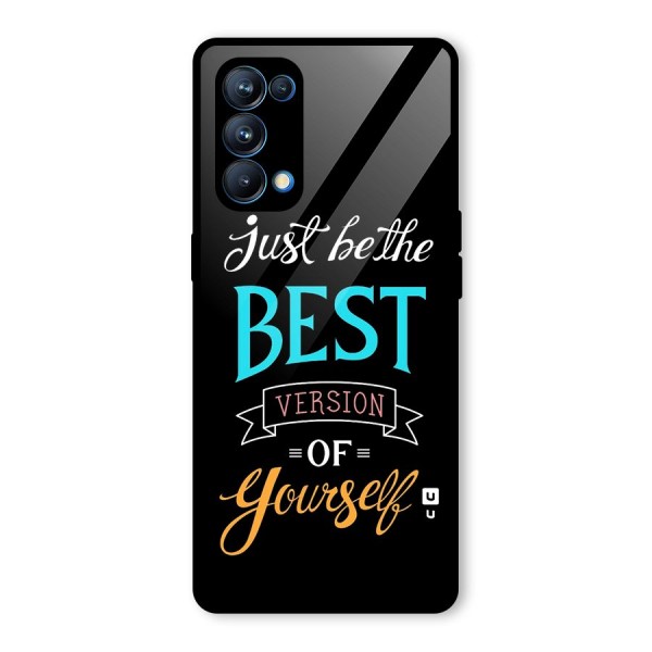Your Best Version Glass Back Case for Oppo Reno5 Pro 5G