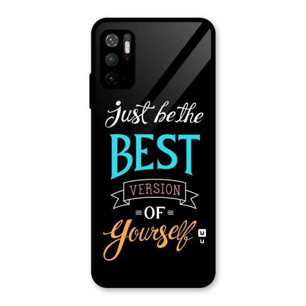 Your Best Version Glass Back Case for Poco M3 Pro 5G