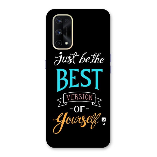 Your Best Version Glass Back Case for Realme X7 Pro