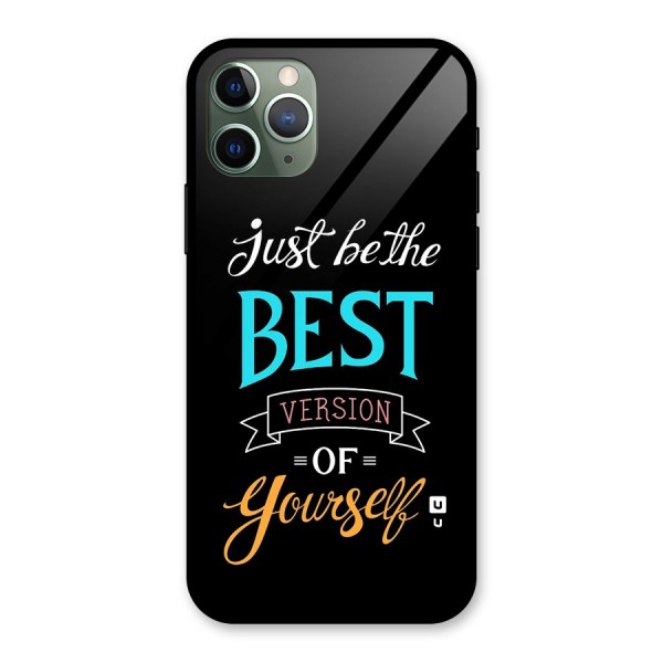 Your Best Version Glass Back Case for iPhone 11 Pro