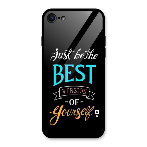 Your Best Version Glass Back Case for iPhone 8