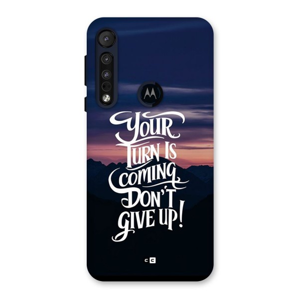 Your Turn Back Case for Motorola One Macro