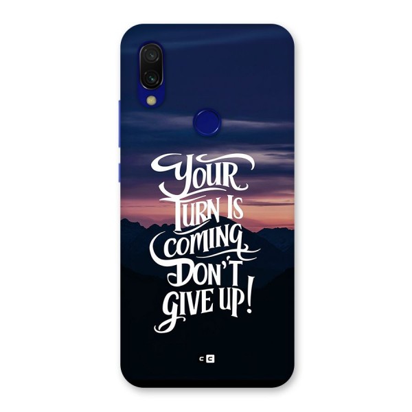 Your Turn Back Case for Redmi 7