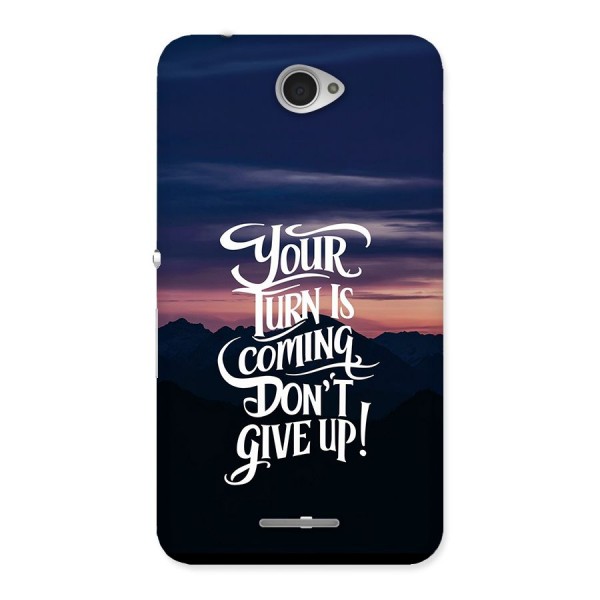 Your Turn Back Case for Xperia E4