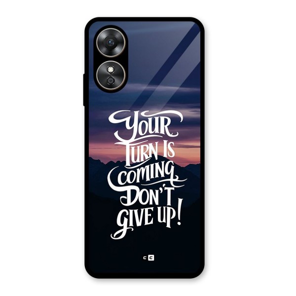 Your Turn Glass Back Case for Oppo A17