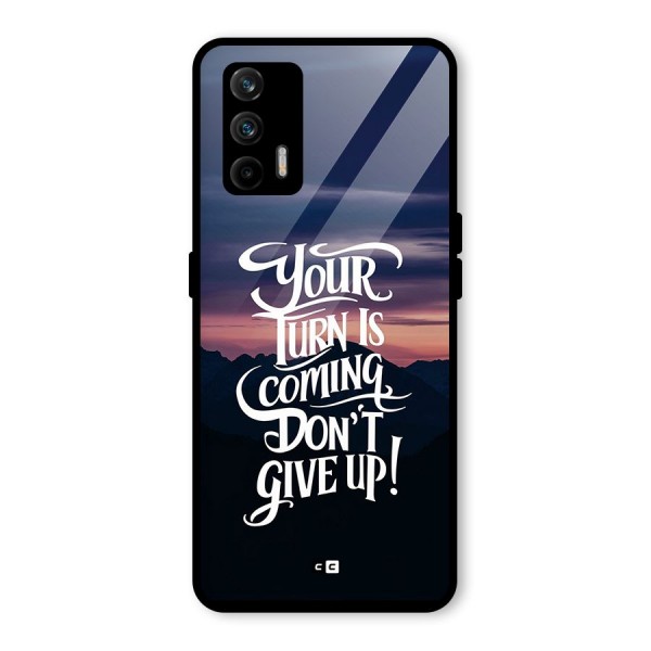 Your Turn Glass Back Case for Realme X7 Max