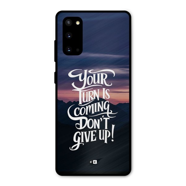 Your Turn Metal Back Case for Galaxy S20