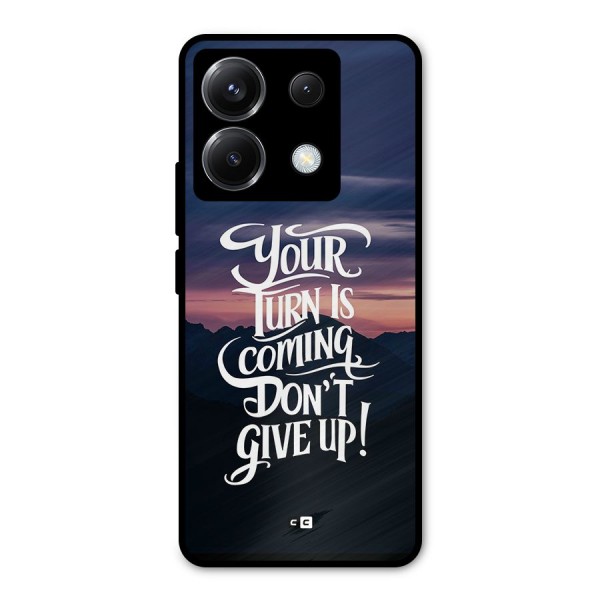 Your Turn Metal Back Case for Poco X6
