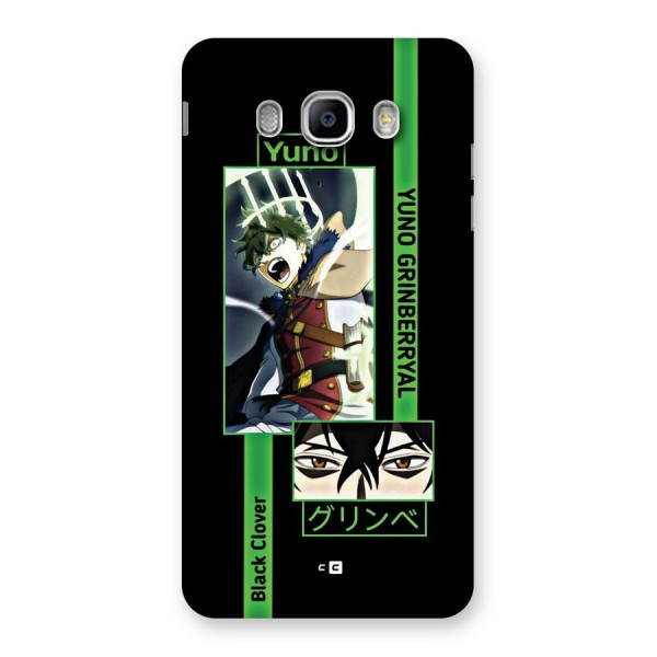 Yuno Black Clover Back Case for Galaxy J5 2016