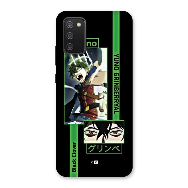 Yuno Black Clover Back Case for Galaxy M02s