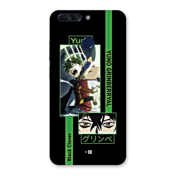 Yuno Black Clover Back Case for Honor 8 Pro