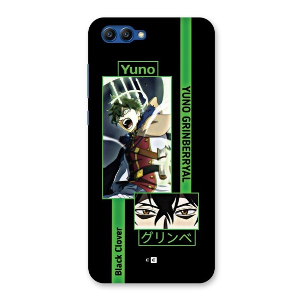 Yuno Black Clover Back Case for Honor View 10