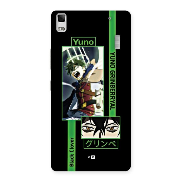 Yuno Black Clover Back Case for Lenovo K3 Note